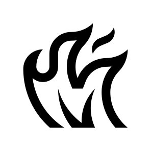 Flame Fire Heat Light Twenty Three Line icon