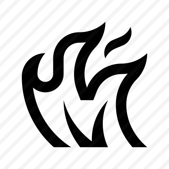 Flame Fire Heat Light Twenty Three Line preview