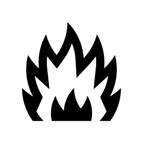 Flame Fire Heat Light Twenty Two Line icon