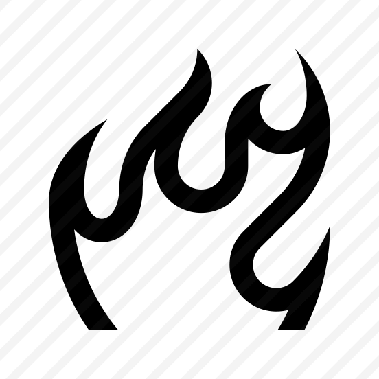 Flame Fire Heat Light Zero One Line preview