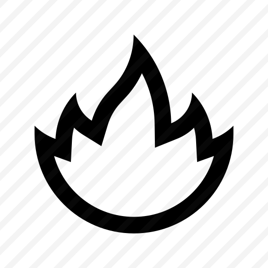 Flame Fire Heat Light Zero Seven Line preview