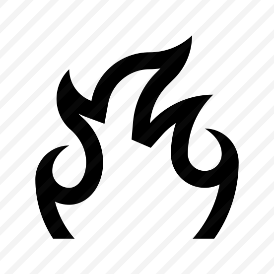 Flame Fire Heat Light Zero Three Line preview