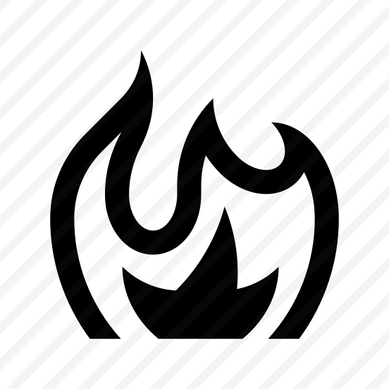 Flame Fire Heat Light Zero Two Line preview