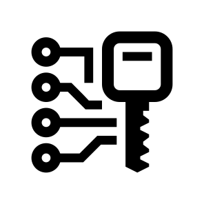 Fintech Banking Financial Finance Key Token Nfc Crypto Digital Security icon