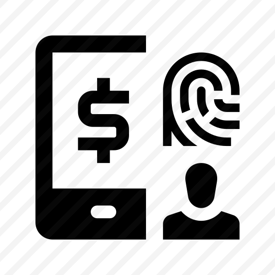 Fintech Banking Smartphone Finance Three Zero Bank App Login Fingerprint Biometry preview