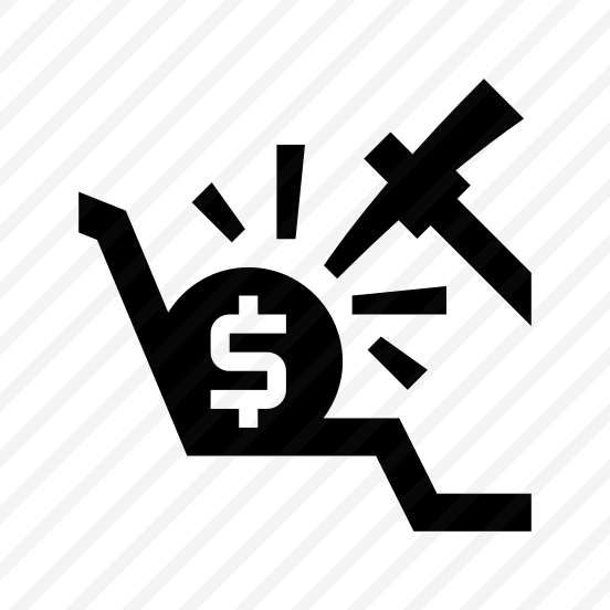 Fintech Pickaxe Cryptocurrency Crypto Money Mining Digital Two preview