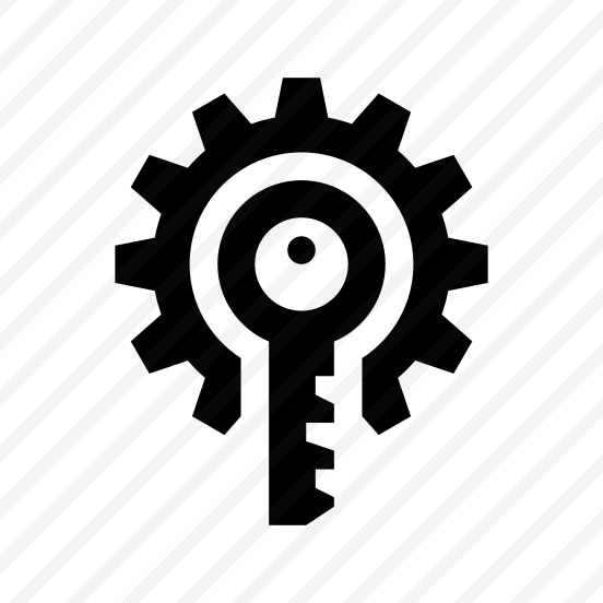 Cyber Security Key Protection Cogwheel preview