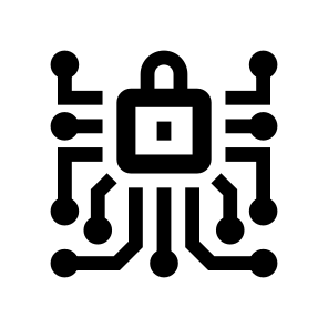 Cyber Security Lock Network Protection icon