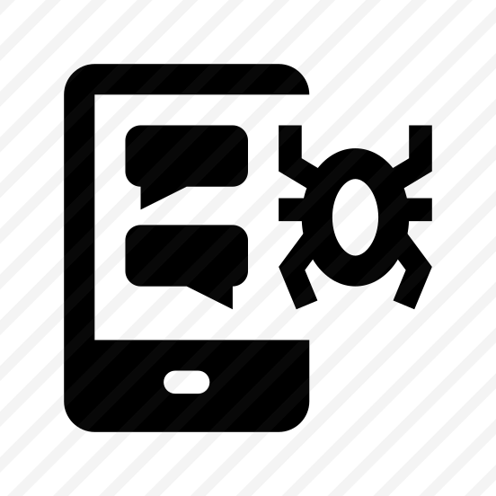 Malware Cyber Bug Smartphone Hacking Spyware Ransomware Chat Spy Phishing preview