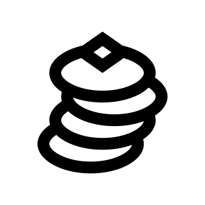 Breakfast Pancakes Food Nutrition Icon icon