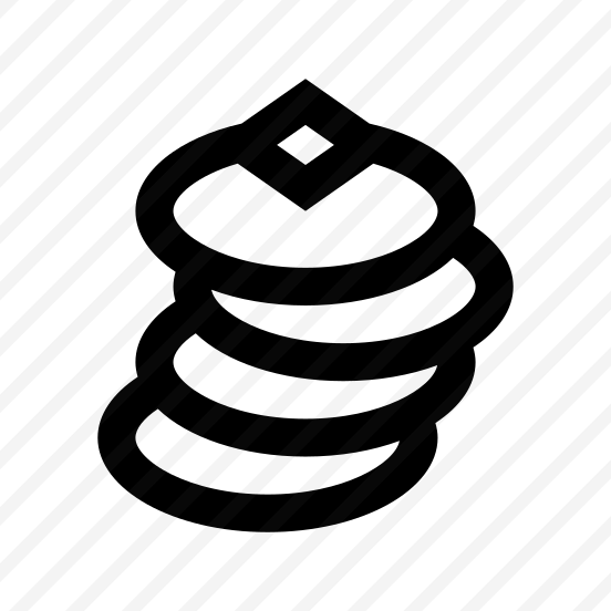 Breakfast Pancakes Food Nutrition Icon preview