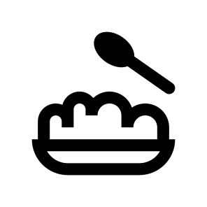 Breakfast Porridge Food Nutrition Icon icon