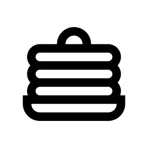 Pancakes Icon Symbol Vector Ui icon