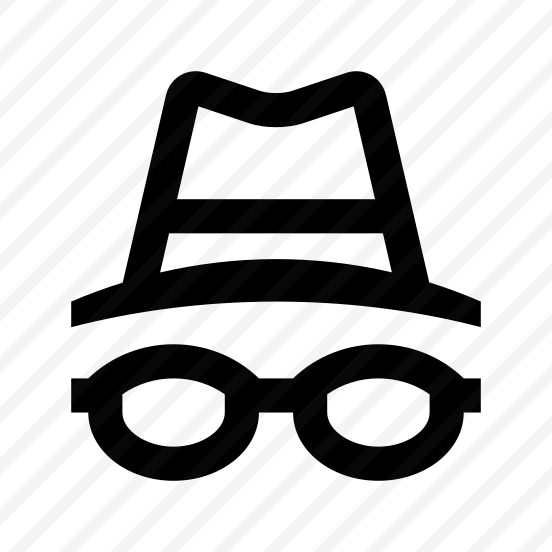 Spy Glasses Hat Icon Symbol preview