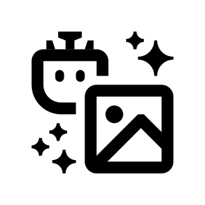 Generative Ai Image Art Generator Tool Bot Creator Four icon