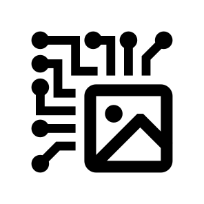 Generative Ai Image Art Generator Tool Bot Creator Nine icon
