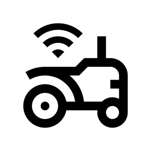 Agriculture Agricultural Machinery Tractor Remote Control Wireless icon