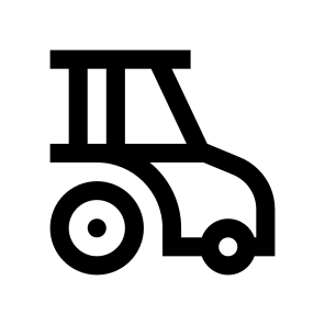 Agrimotor Tractor Icon Symbol Vector icon