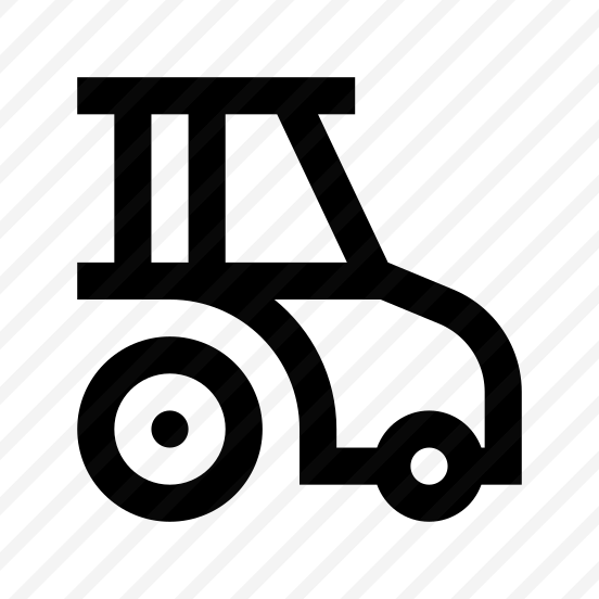 Agrimotor Tractor Icon Symbol Vector preview