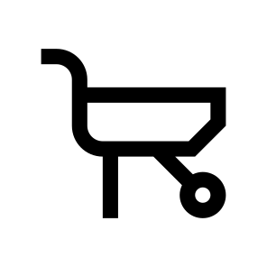 Barrow Wheel Icon Symbol Vector icon