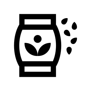 Garden Seed Seedling Plant Icon icon