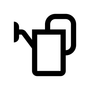 Garden Watering Can Icon Symbol icon
