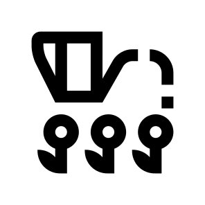 Garden Watering Can Plants Flowers Water icon