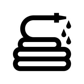 Garden Watering Hose Water Icon icon