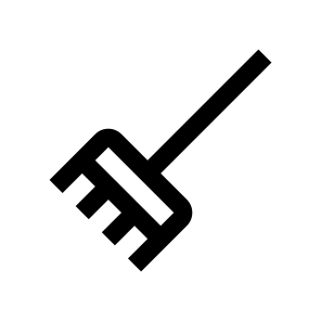 Rake Icon Symbol Vector Ui icon
