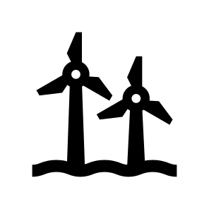 Renewable Energy Wind Generator Generation Electricity Four icon