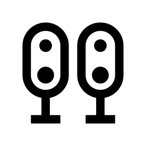 Audio System Speakers Two Icon icon