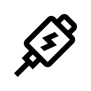 Cable Lightning Icon Symbol Vector icon