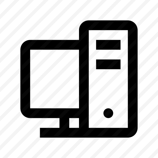 Computer Pc Icon Symbol Vector preview