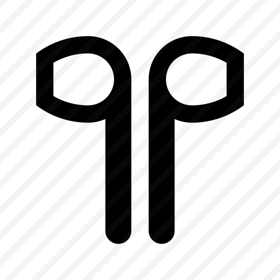 Earphones Headset Icon Symbol Vector preview
