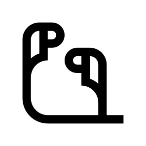Earphones Two Icon Symbol Vector icon