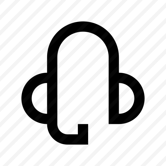 Headset Icon Symbol Vector Ui preview