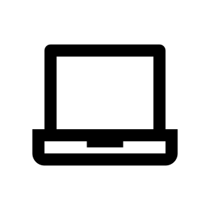 Laptop Icon Symbol Vector Ui icon