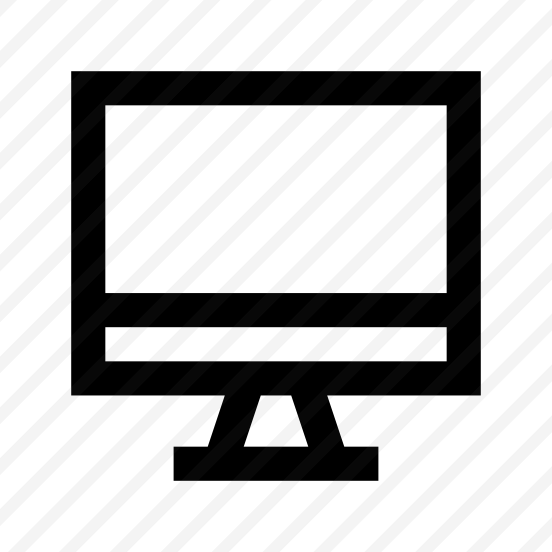Monitor Screen Icon Symbol Vector preview