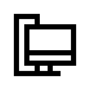 Pc Computer Icon Symbol Vector icon