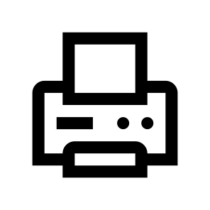 Printer Icon Symbol Vector Ui icon