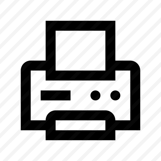 Printer Icon Symbol Vector Ui preview