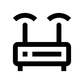 Router Wi Fi Two Icon icon