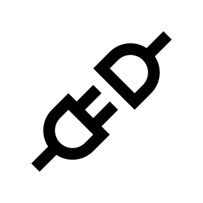 Socket Plug Icon Symbol Vector icon