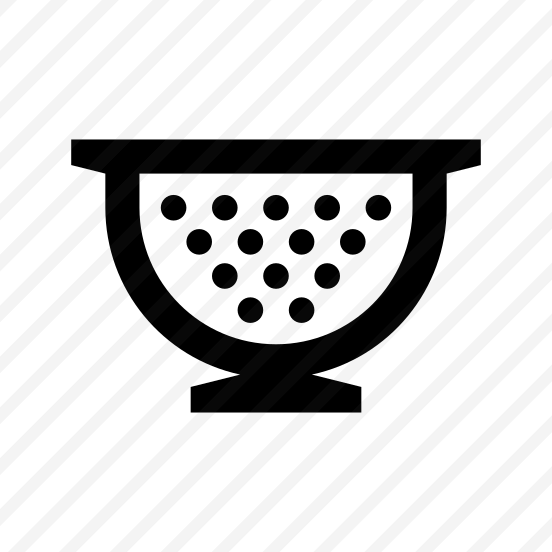 Cookware Colander Sieve Cooking Icon preview