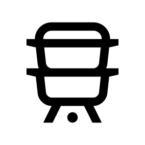 Cookware Double Boiler Pots Cooking Three icon