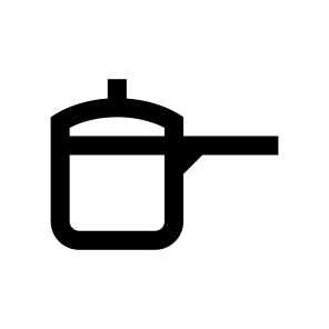 Cookware Ladle Lid Cooking One icon