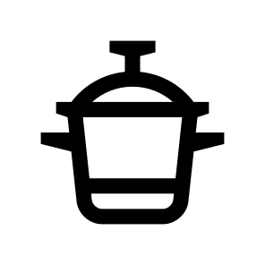Cookware Pot Lid Cooking One icon