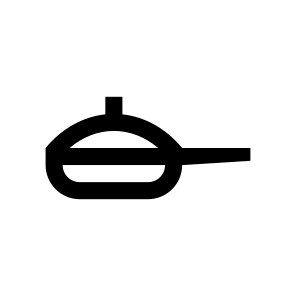 Pan Tableware Icon Symbol Vector icon