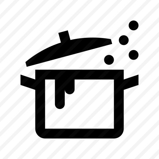Saucepan Pot Boiling Cooking Icon preview