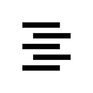 Align Without Icon Symbol Vector icon